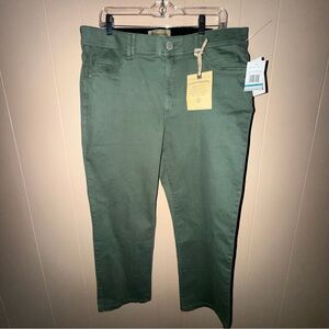 NWT Democracy Olive Green cropped pants